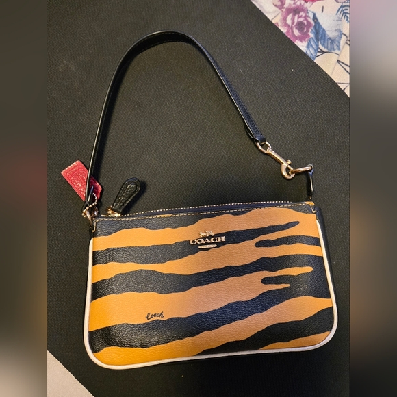 Coach Nolita Handbag Tiger Stripe - Picture 3 of 7